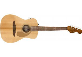 Fender Malibu Player Natural - Walnut - Elektro Akustik Gitar