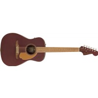Fender Malibu Player Burgundy Satin - Walnut