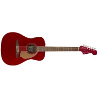 Fender Malibu Player Candy Apple Red - Walnut