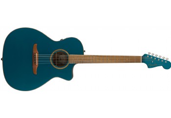 Fender Newporter Classic Cosmic Turquoise - Pau Ferro - Elektro Akustik Gitar