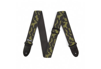 Jim Dunlop Cammo Serisi D38-100L Yeşil-Gri - Gitar Askısı