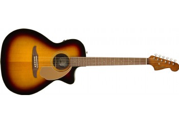 Fender Newporter Player Sunburst - Elektro Akustik Gitar