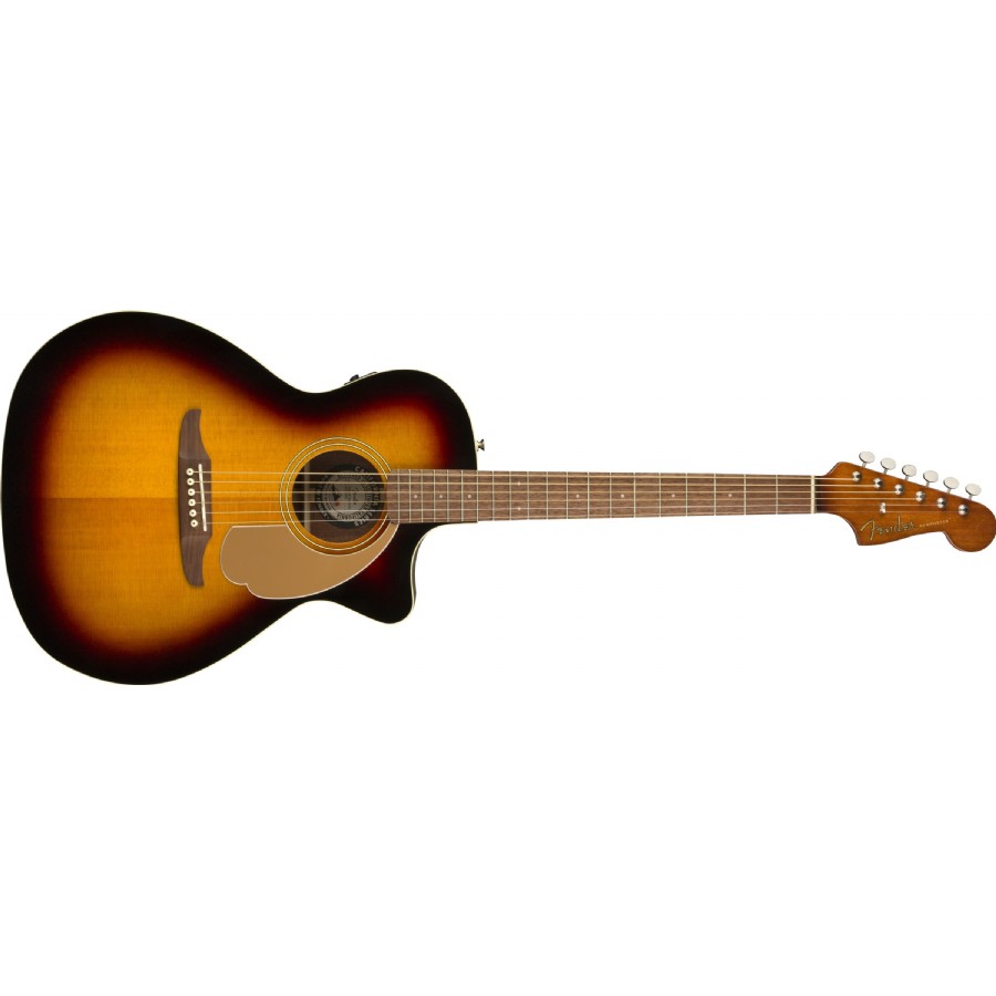 Fender Newporter Player Sunburst Elektro Akustik Gitar