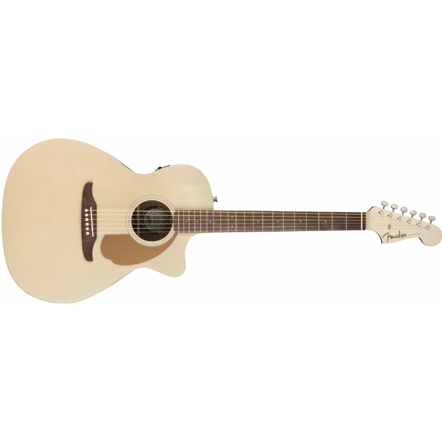 Fender Newporter Player Champagne Elektro Akustik Gitar