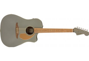 Fender Redondo Player Slate Satin - Walnut - Elektro Akustik Gitar