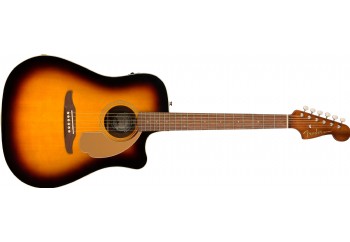 Fender Redondo Player Sunburst - Walnut -  Elektro Akustik Gitar