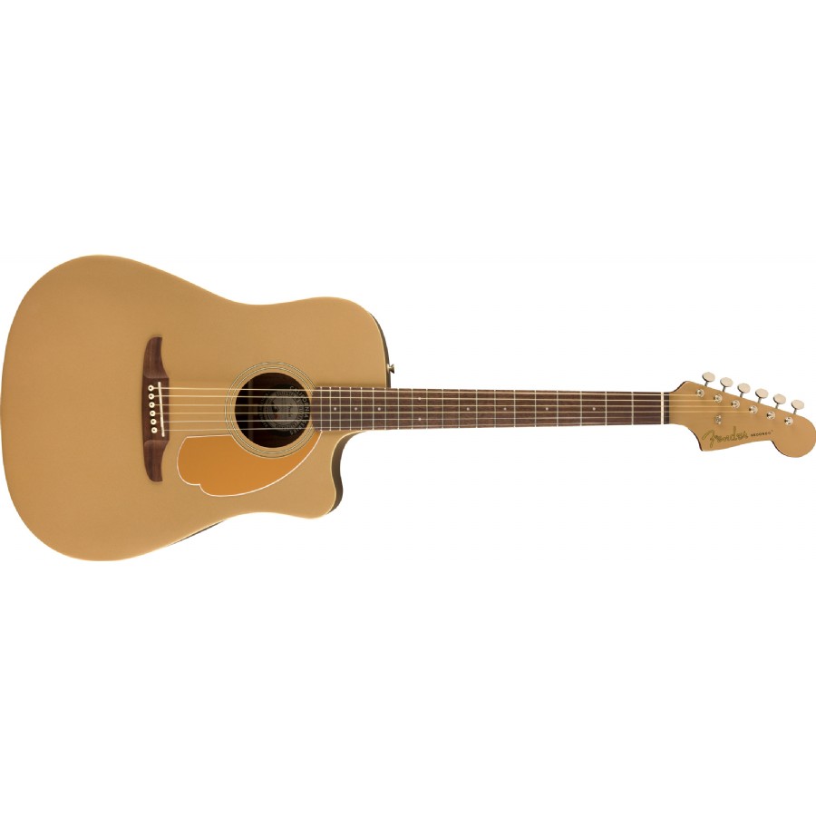 Fender Redondo Player Bronze Satin - Walnut Elektro Akustik Gitar