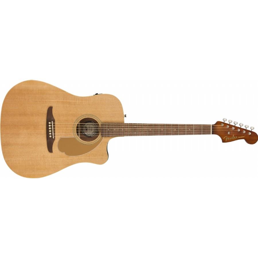 Fender Redondo Player Natural - Walnut Elektro Akustik Gitar