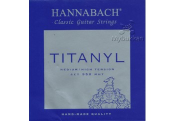 Hannabach Titanyl Medium / High Tension SET 950 MHT Takım Tel - Klasik Gitar Teli