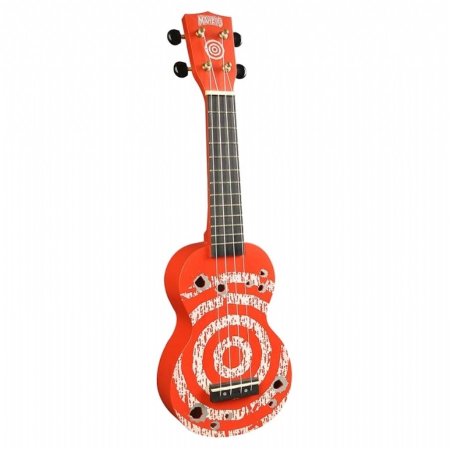 Mahalo MD1 Target Red Soprano Ukulele