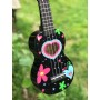 Mahalo MA1HEBK Heart Black Soprano Ukulele