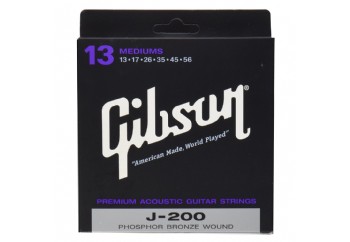 Gibson SAG-J200 Phosphor Bronze Medium - Akustik Gitar Teli 013