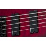 Jackson JS Series Concert Bass JS3VQ Transparent Red Burst - Rosewood 5 Telli Bas Gitar