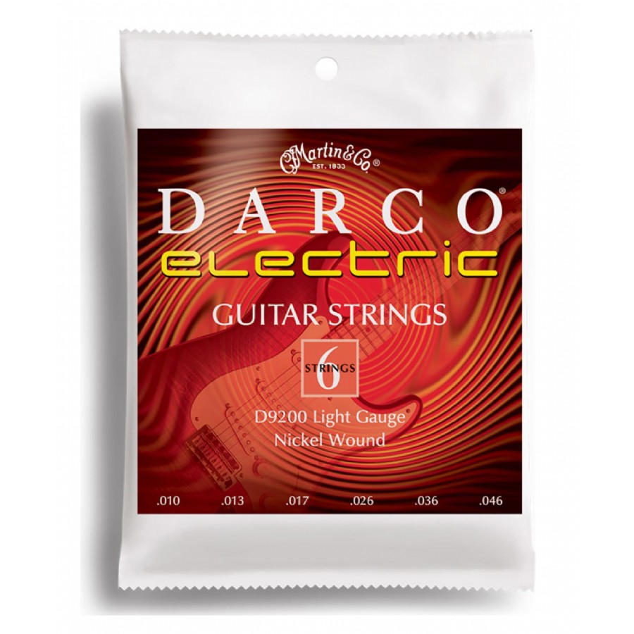 Martin D9200 Darco Electric Guitar Strings Elektro Gitar Teli