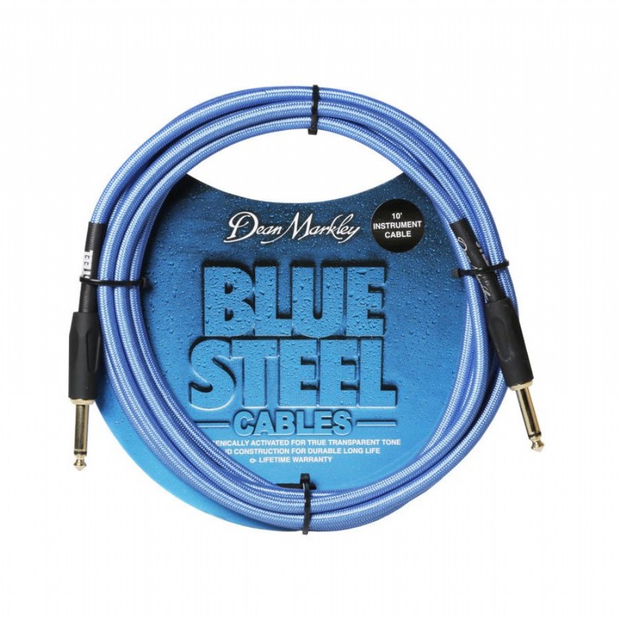 Dean Markley BSIN10S Blue Steel Cable 3m SS Guitar Cable Enstrüman Kablosu (3 mt)