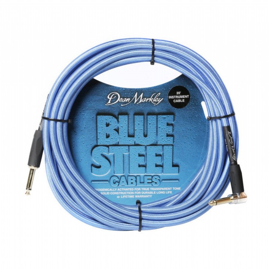 Dean Markley BSIN20R Blue Steel Cable 6m SL Guitar Cable Enstrüman Kablosu (6 mt)