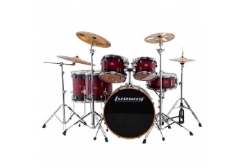 Ludwig Evolution Maple LCEM622X Red Burst - Davul Seti