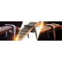 Swiff K8 Patent Zinc Alloy Ergonomic Acoustic Guitar Capo Siyah Akustik Gitar Kaposu