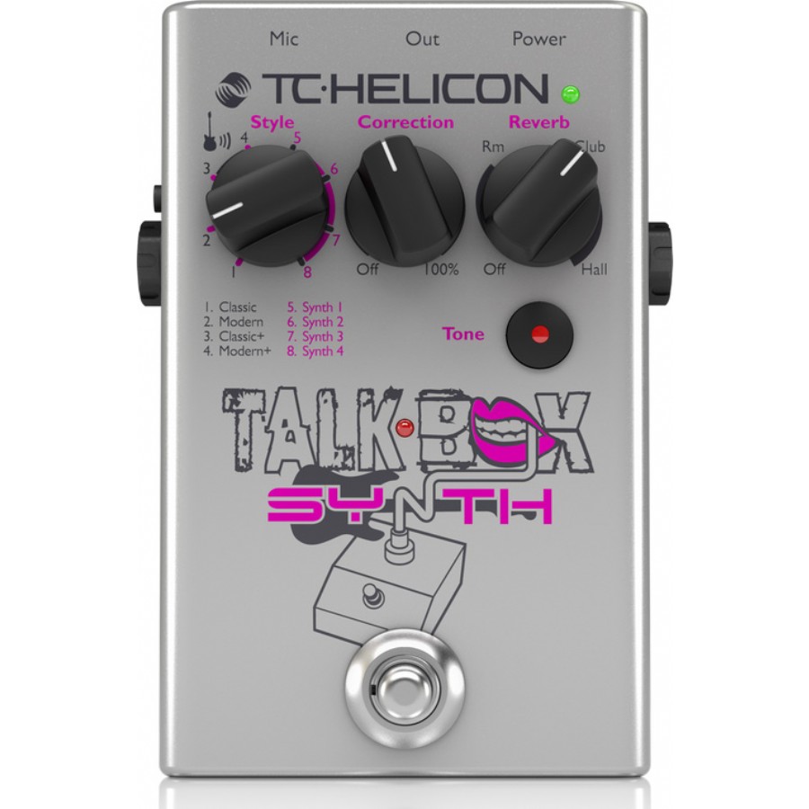 TC-Helicon Talkbox Synth Vokal Pedalı