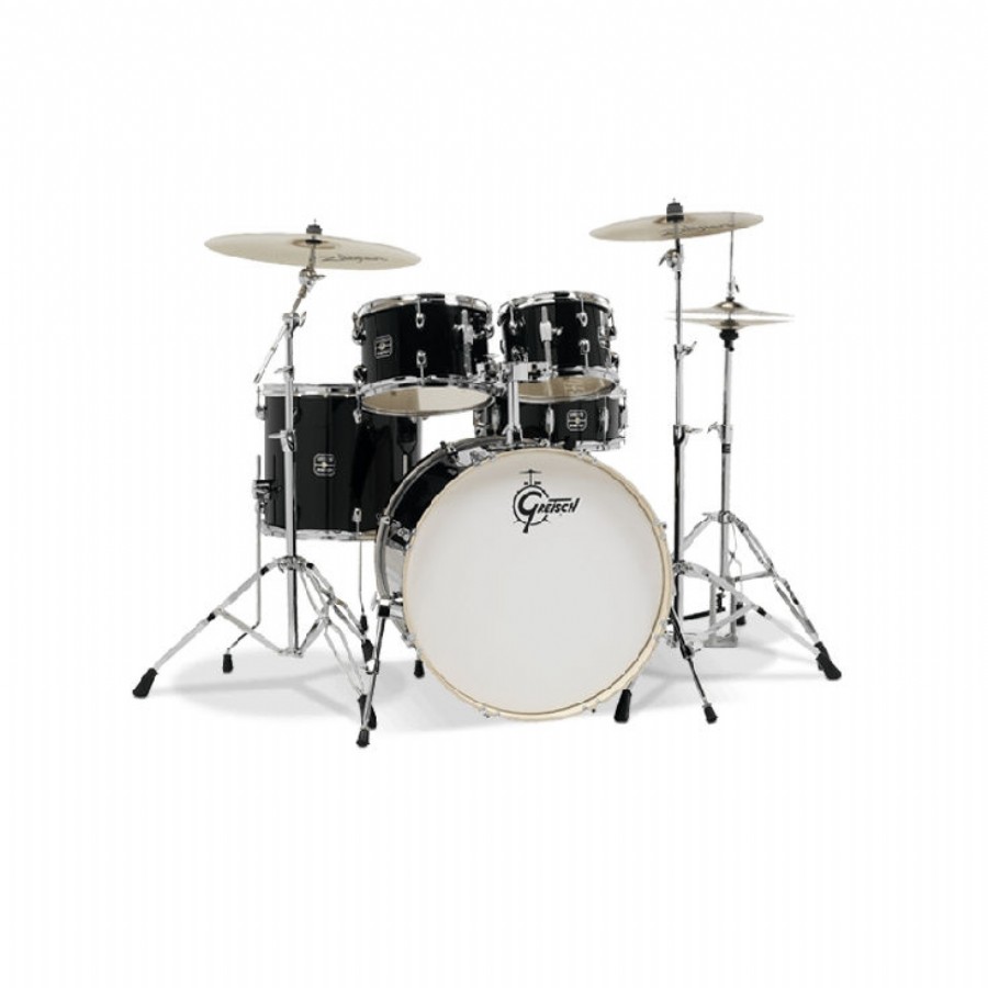 Gretsch GE4E825 Energy 5-Piece Drum Kit w/Hardware Black Davul Seti
