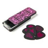 Jim Dunlop I LOVE DUST Pick Tin Magenta