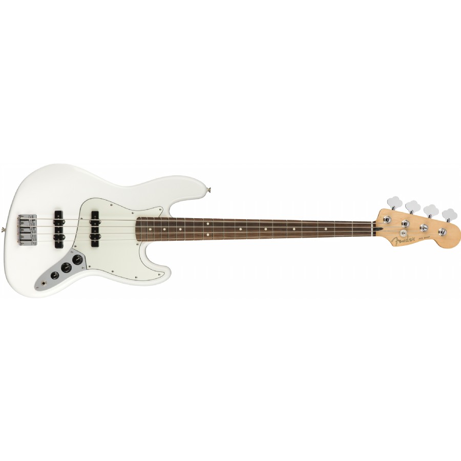 Fender Player Jazz Bass Polar White - Pau Ferro Bas Gitar