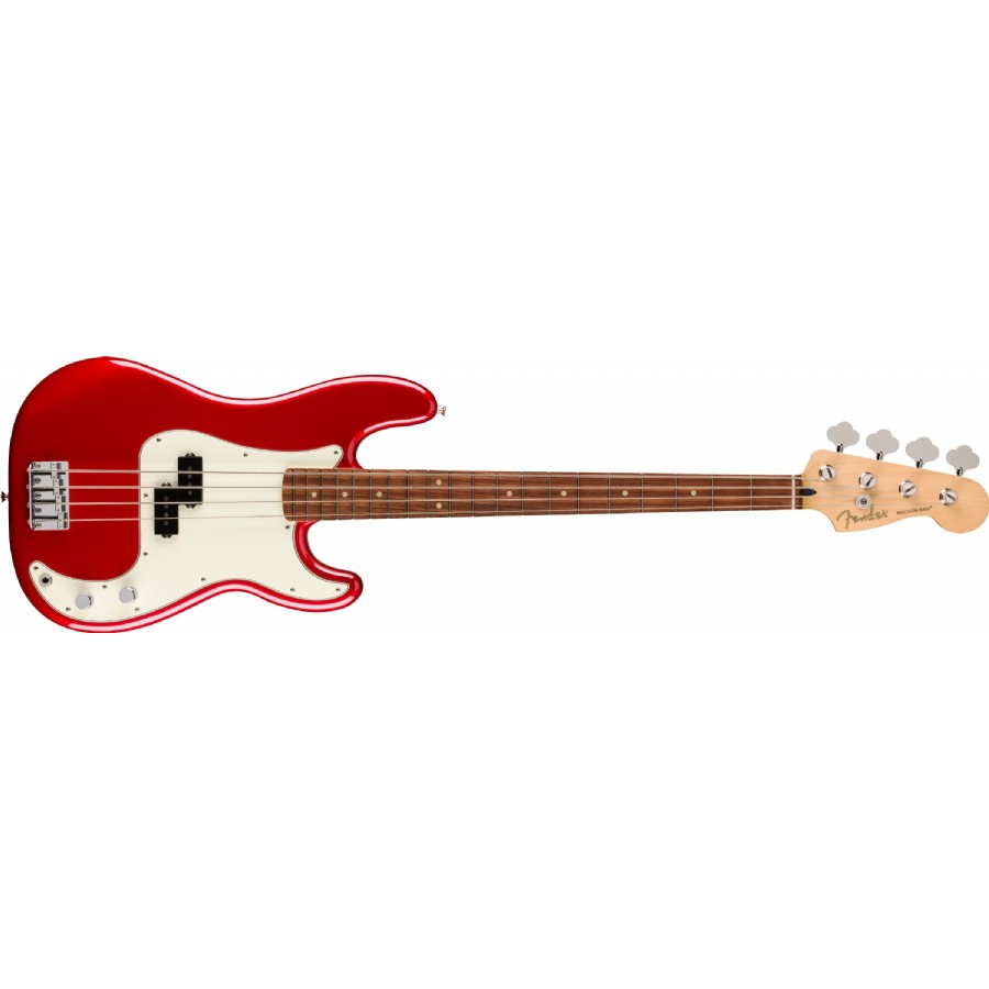 Fender Player Precision Bass Candy Apple Red - Pau Ferro Bas Gitar