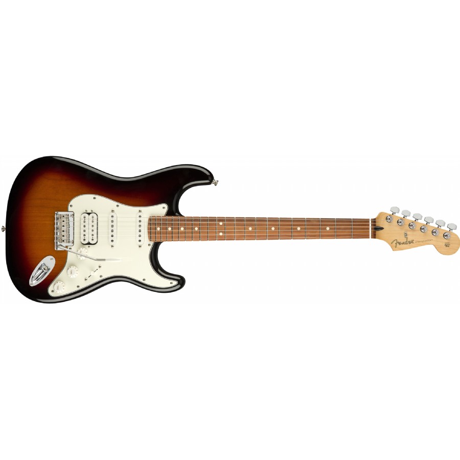 Fender Player Stratocaster HSS 3-Color Sunburst - Pau Ferro Elektro Gitar