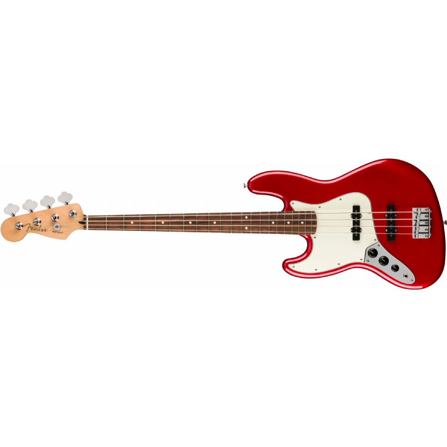 Fender Player Jazz Bass Left-Handed Candy Apple Red - Pau Ferro Solak Bas Gitar