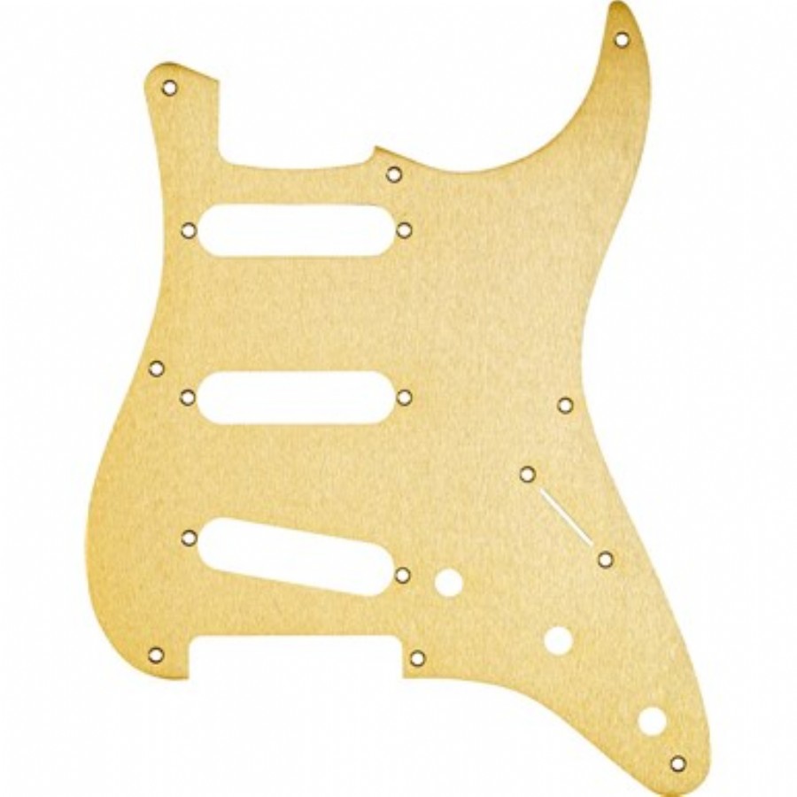 Fender 8-Hole 50s Vintage-Style Stratocaster S/S/S Pickguards Gold Pickguard
