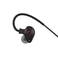 Fender PureSonic Wired Earbuds Black Metallic Black Metallic