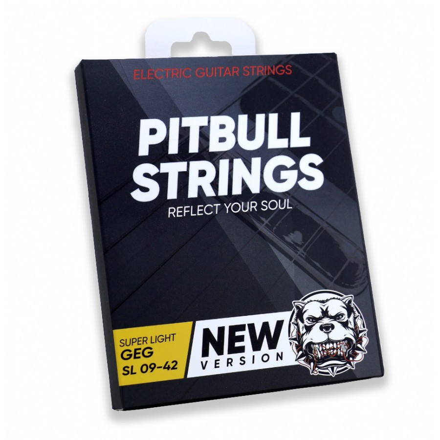 Pitbull Strings Gold Series GEG SL Super Light Takım Tel Elektro Gitar Teli 009-042