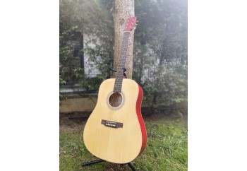 SX SD204 Trans Red - Akustik Gitar