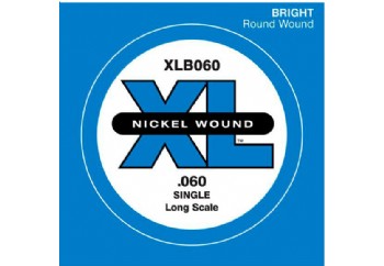 D'Addario Nickel Wound Single Long Scale .060 - XLB060 - Bas Gitar Tek Tel