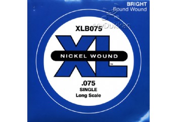 D'Addario Nickel Wound Single Long Scale .075 - XLB075 - Bas Gitar Tek Tel
