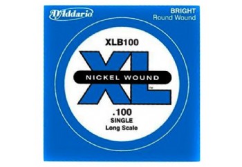 D'Addario Nickel Wound Single Long Scale .100 - XLB100 - Bas Gitar Tek Tel