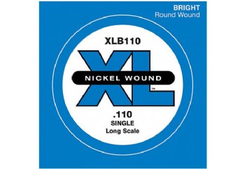 D'Addario Nickel Wound Single Long Scale .110 - XLB110 - Bas Gitar Tek Tel