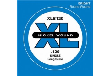 D'Addario Nickel Wound Single Long Scale .120 - XLB120 - Bas Gitar Tek Tel