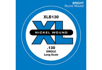 D'Addario Nickel Wound Single Long Scale .130 - XLB130 - Bas Gitar Tek Tel
