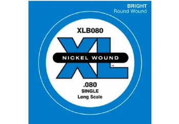 D'Addario Nickel Wound Single Long Scale .80 - XLB080 - Bas Gitar Tek Tel