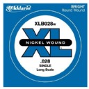D'Addario Nickel Wound Single Long Scale .028 - XLB028W