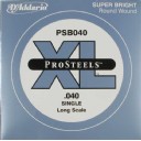 D'Addario ProSteels Bass Single, Custom Light, Long Scale .040 - PSB040