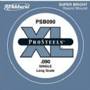 D'Addario ProSteels Bass Single, Custom Light, Long Scale .090 - PSB090