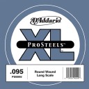 D'Addario ProSteels Bass Single, Custom Light, Long Scale .095 - PSB095