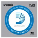 D'Addario Acoustic or Electric Plain Stell Singles .013 - PL013