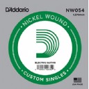 D'Addario Acoustic or Electric Nickel Wound Singles .054 - NW054