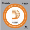 D'Addario Acoustic Guitar 80/20 Bronze Single .024 - BW024