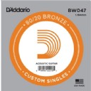 D'Addario Acoustic Guitar 80/20 Bronze Single .047 - BW047