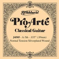 D'Addario Classic Guitar Normal Silverplated Wound Single A-La - J4505