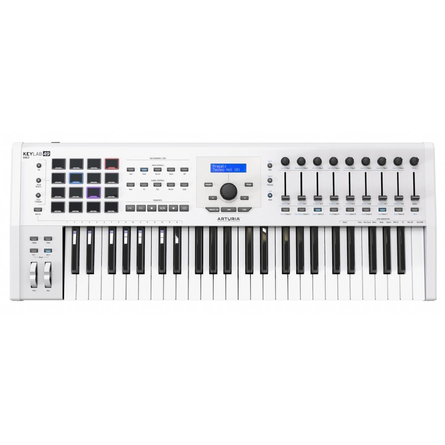 Arturia Keylab 49 MKII Beyaz MIDI Klavye - 49 Tuş